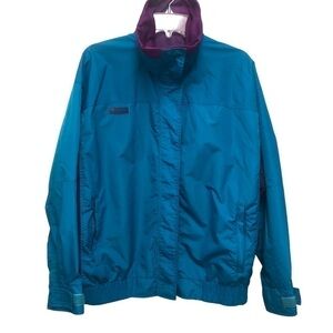 VINTAGE Columbia Womens Bugaboo Athletic Ski Rain Outdoor Teal Jacket Size Large